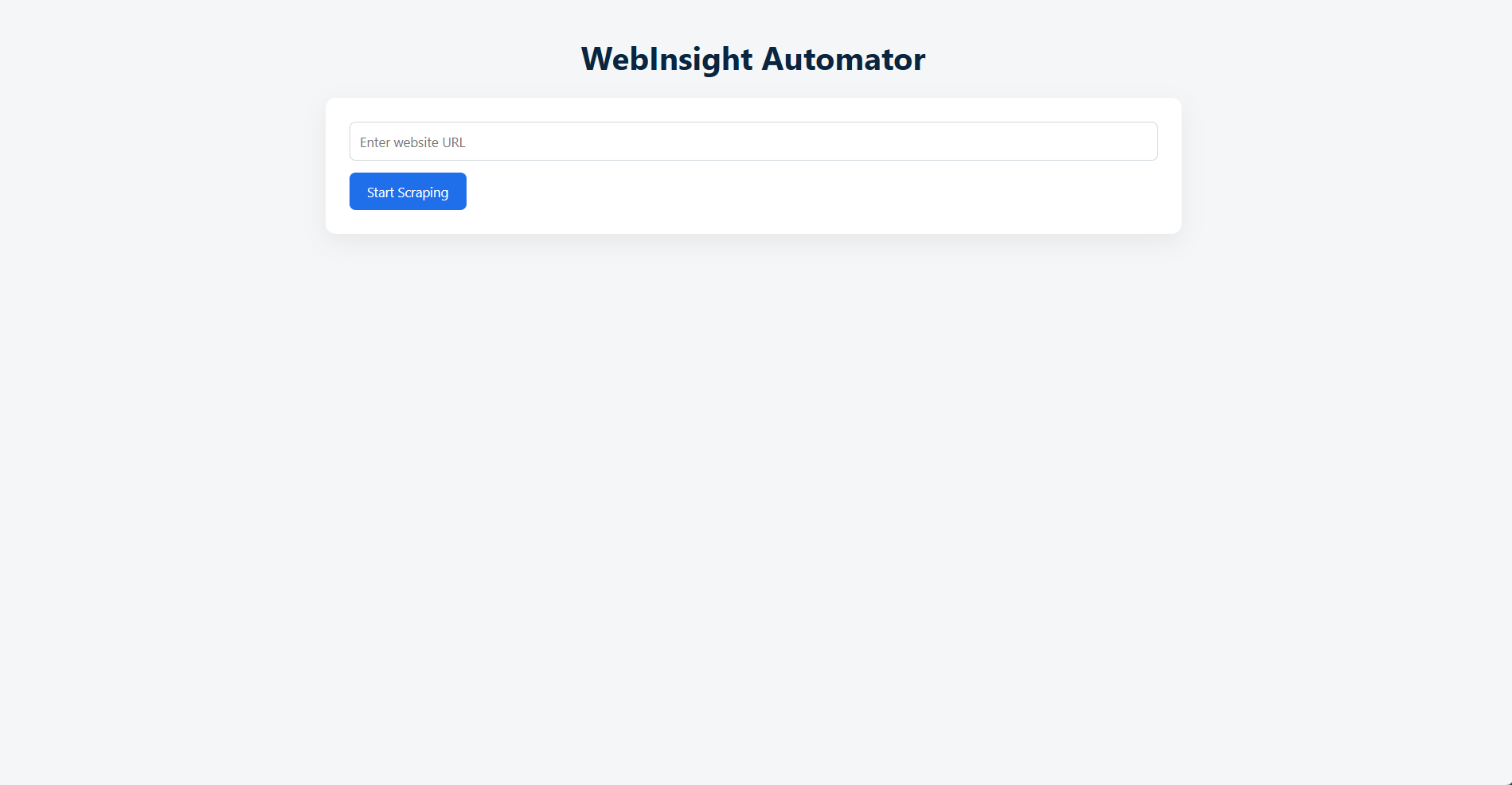 WebInsight Automator